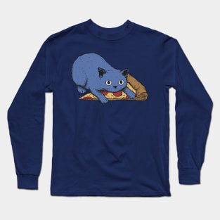 Get your own pizza, human! Long Sleeve T-Shirt